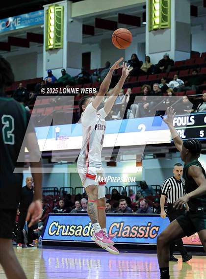 Thumbnail 2 in Woodlands vs Peekskill (Slam Dunk Showcase) photogallery.
