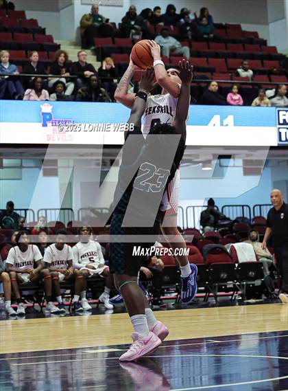 Thumbnail 3 in Woodlands vs Peekskill (Slam Dunk Showcase) photogallery.