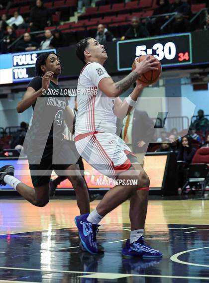 Thumbnail 2 in Woodlands vs Peekskill (Slam Dunk Showcase) photogallery.