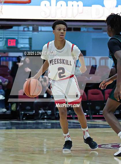 Thumbnail 3 in Woodlands vs Peekskill (Slam Dunk Showcase) photogallery.