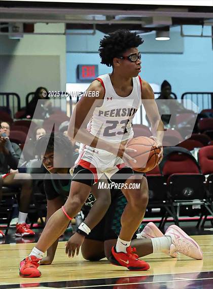 Thumbnail 2 in Woodlands vs Peekskill (Slam Dunk Showcase) photogallery.