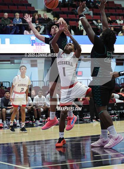 Thumbnail 2 in Woodlands vs Peekskill (Slam Dunk Showcase) photogallery.