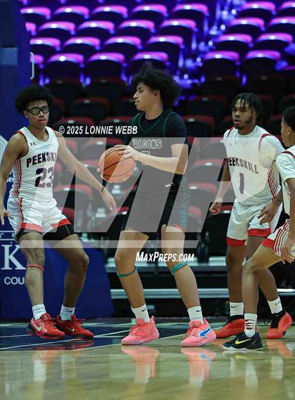 Thumbnail 2 in Woodlands vs Peekskill (Slam Dunk Showcase) photogallery.