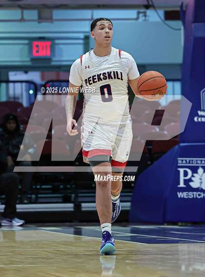 Thumbnail 2 in Woodlands vs Peekskill (Slam Dunk Showcase) photogallery.