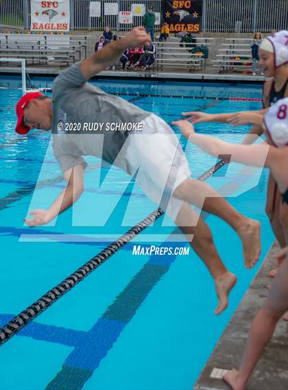 Thumbnail 2 in Santa Fe Christian vs Monte Vista (CIF SDS D5 Water Polo Finals) photogallery.