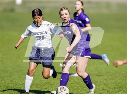 Thumbnail 3 in Stargate School vs Lincoln (CHSAA 3A Playoffs Round 1) photogallery.