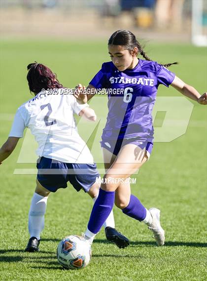 Thumbnail 2 in Stargate School vs Lincoln (CHSAA 3A Playoffs Round 1) photogallery.