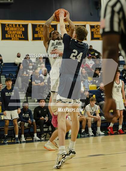 Thumbnail 3 in Hotchkiss vs Blair Academy (Shooting Stars Baskietbal Showcase) photogallery.