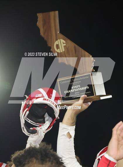 Thumbnail 1 in Mater Dei vs. Serra (CIF Open Division State Final) photogallery.