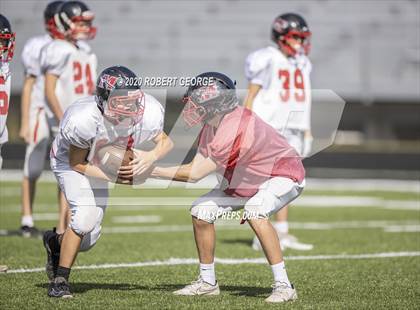 Thumbnail 1 in Catholic Memorial vs Muskego (Scrimmage) photogallery.