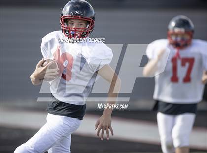 Thumbnail 2 in Catholic Memorial vs Muskego (Scrimmage) photogallery.
