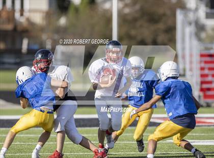 Thumbnail 1 in Catholic Memorial vs Muskego (Scrimmage) photogallery.