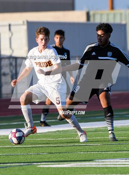 Thumbnail 3 in Dobson vs Mountain Pointe (Coyote Classic Tournament) photogallery.