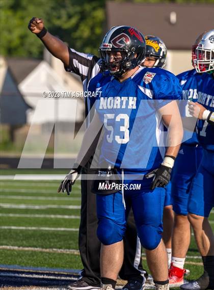 Thumbnail 1 in Murat Shrine North South Football Classic photogallery.
