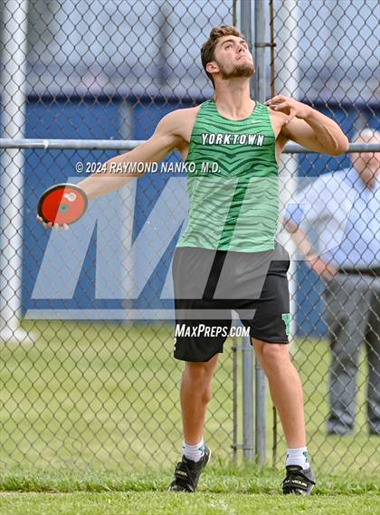Thumbnail 1 in IHSAA Delta Sectional (Discus)  photogallery.