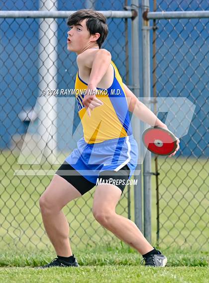 Thumbnail 2 in IHSAA Delta Sectional (Discus)  photogallery.