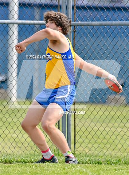 Thumbnail 2 in IHSAA Delta Sectional (Discus)  photogallery.