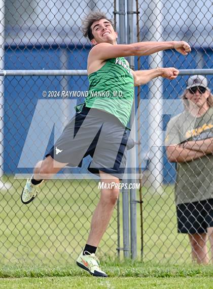 Thumbnail 2 in IHSAA Delta Sectional (Discus)  photogallery.