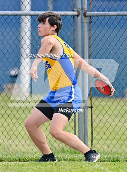 Thumbnail 1 in IHSAA Delta Sectional (Discus)  photogallery.