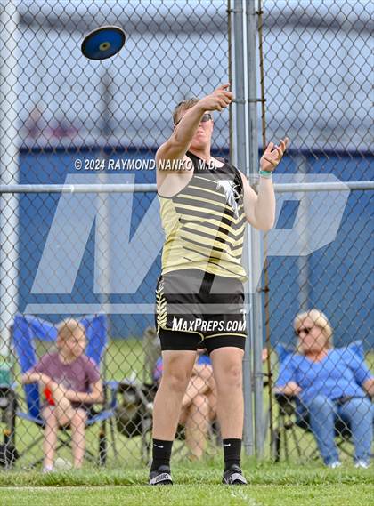 Thumbnail 2 in IHSAA Delta Sectional (Discus)  photogallery.