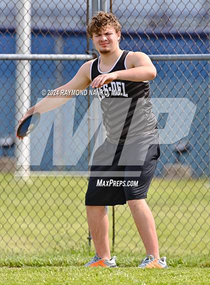 Thumbnail 2 in IHSAA Delta Sectional (Discus)  photogallery.