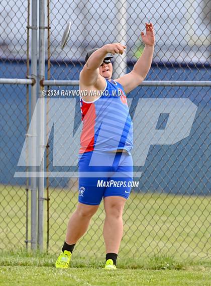Thumbnail 3 in IHSAA Delta Sectional (Discus)  photogallery.