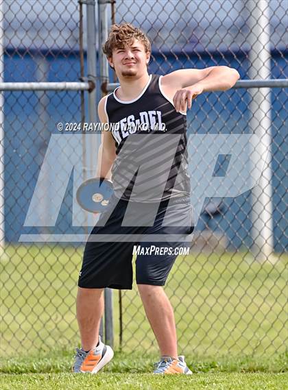 Thumbnail 3 in IHSAA Delta Sectional (Discus)  photogallery.
