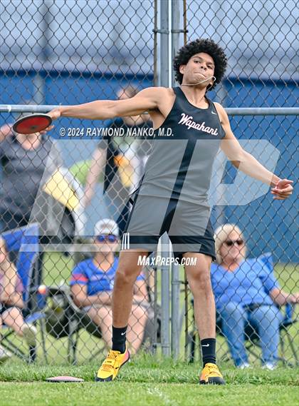 Thumbnail 2 in IHSAA Delta Sectional (Discus)  photogallery.