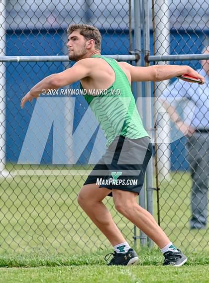 Thumbnail 2 in IHSAA Delta Sectional (Discus)  photogallery.