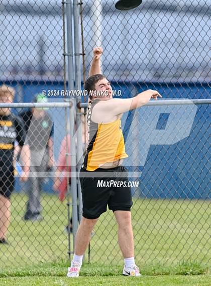 Thumbnail 1 in IHSAA Delta Sectional (Discus)  photogallery.