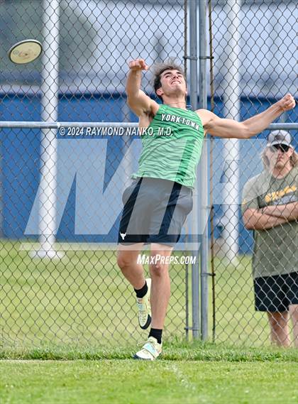 Thumbnail 1 in IHSAA Delta Sectional (Discus)  photogallery.