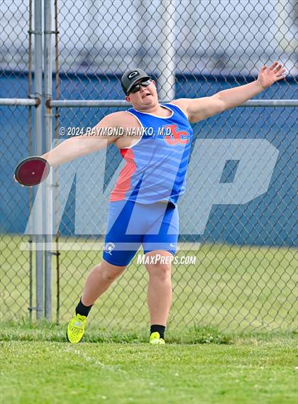 Thumbnail 2 in IHSAA Delta Sectional (Discus)  photogallery.