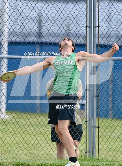 Thumbnail 1 in IHSAA Delta Sectional (Discus)  photogallery.