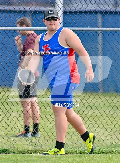 Thumbnail 2 in IHSAA Delta Sectional (Discus)  photogallery.
