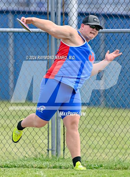 Thumbnail 3 in IHSAA Delta Sectional (Discus)  photogallery.