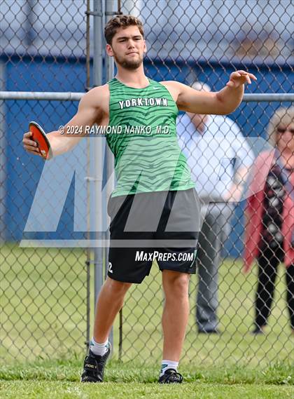 Thumbnail 1 in IHSAA Delta Sectional (Discus)  photogallery.