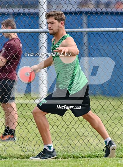 Thumbnail 1 in IHSAA Delta Sectional (Discus)  photogallery.