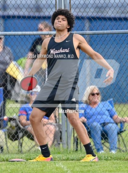 Thumbnail 1 in IHSAA Delta Sectional (Discus)  photogallery.