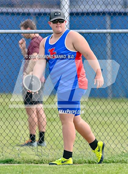 Thumbnail 3 in IHSAA Delta Sectional (Discus)  photogallery.