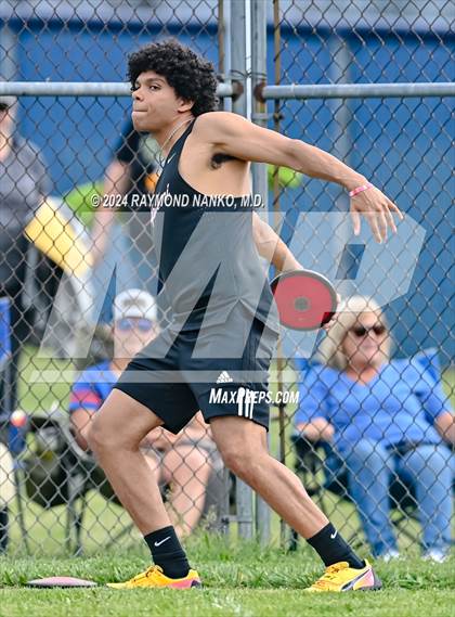 Thumbnail 3 in IHSAA Delta Sectional (Discus)  photogallery.