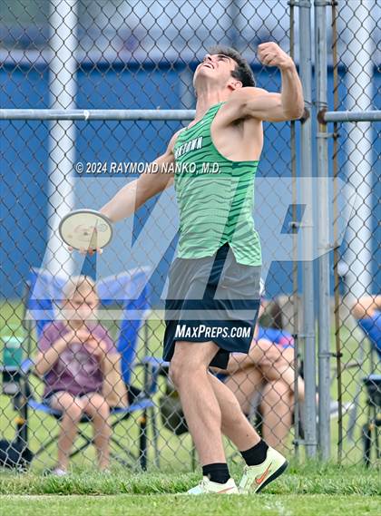 Thumbnail 2 in IHSAA Delta Sectional (Discus)  photogallery.