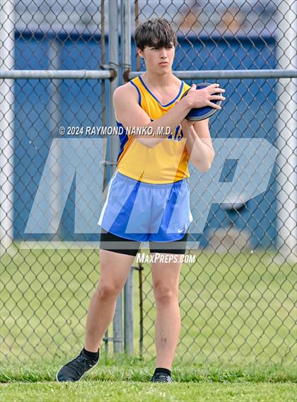 Thumbnail 1 in IHSAA Delta Sectional (Discus)  photogallery.