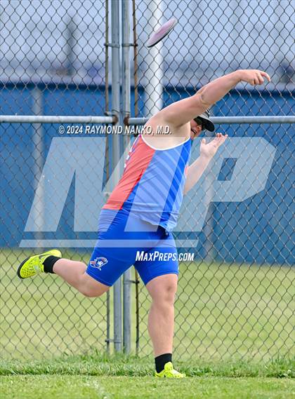 Thumbnail 1 in IHSAA Delta Sectional (Discus)  photogallery.