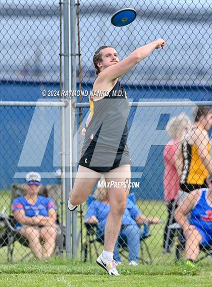 Thumbnail 1 in IHSAA Delta Sectional (Discus)  photogallery.