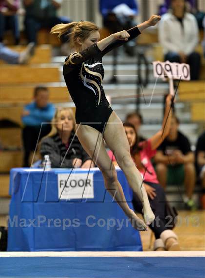 Thumbnail 3 in CHSAA 4A State Gymnastics Championships photogallery.