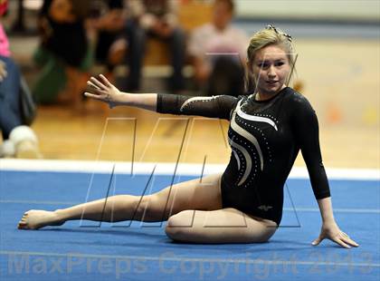 Thumbnail 1 in CHSAA 4A State Gymnastics Championships photogallery.