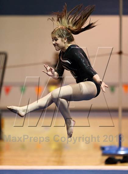 Thumbnail 2 in CHSAA 4A State Gymnastics Championships photogallery.