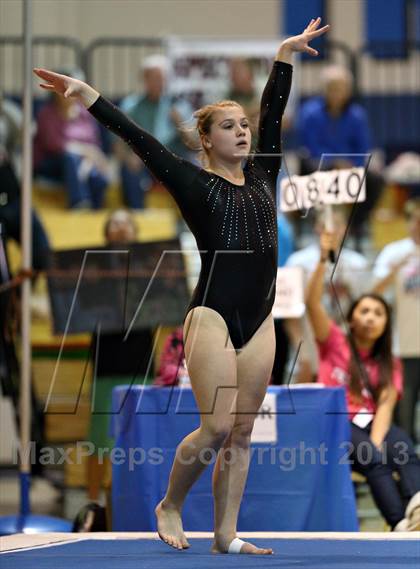 Thumbnail 3 in CHSAA 4A State Gymnastics Championships photogallery.