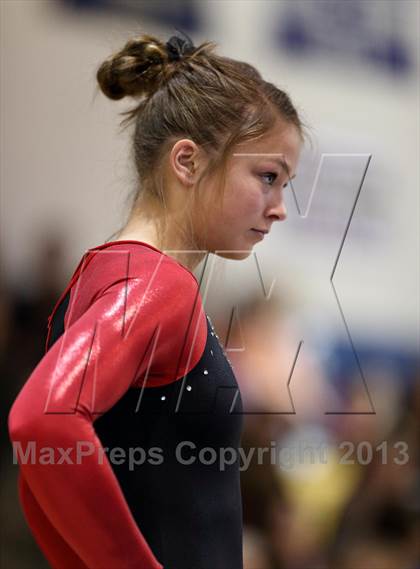Thumbnail 3 in CHSAA 4A State Gymnastics Championships photogallery.