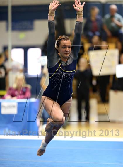 Thumbnail 1 in CHSAA 4A State Gymnastics Championships photogallery.